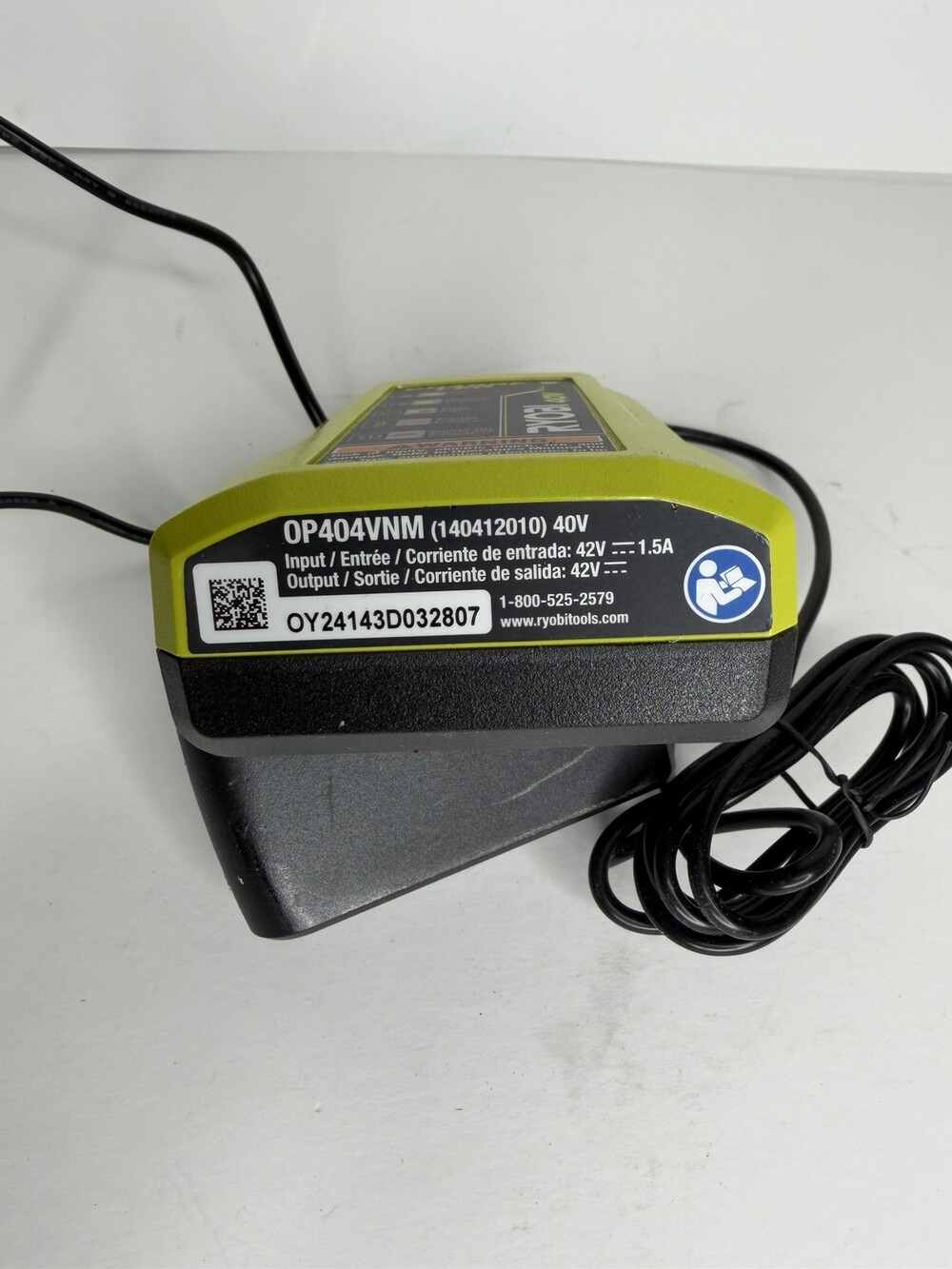 Ryobi OP404VNM 40V Lithium Ion Battery Charger